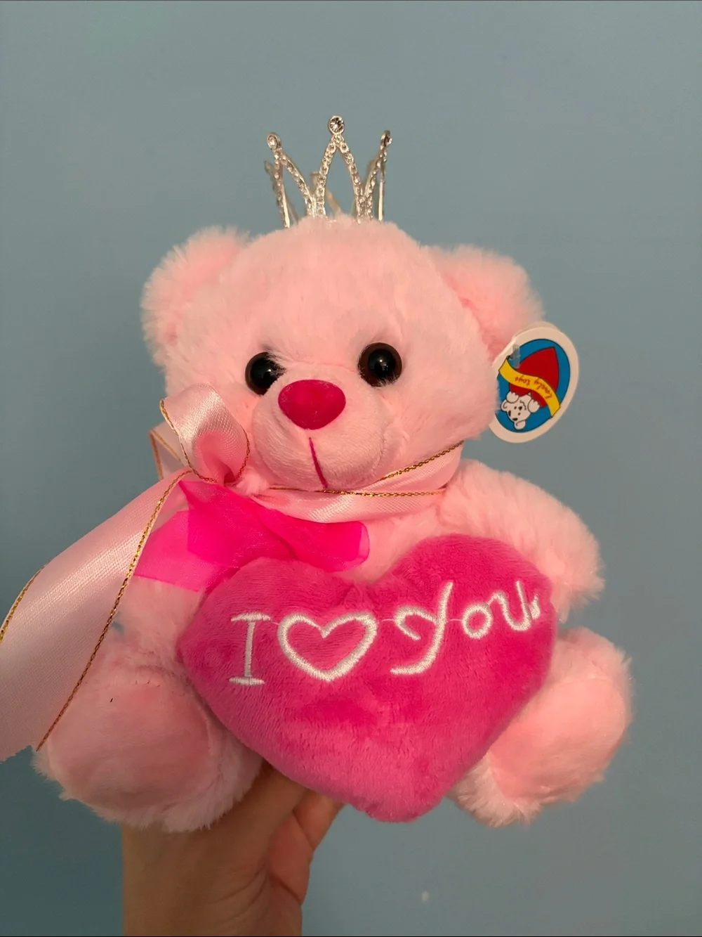 Small pink bear NWT